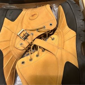 Ralph Lauren polo boots NWT sand and Hunter green
